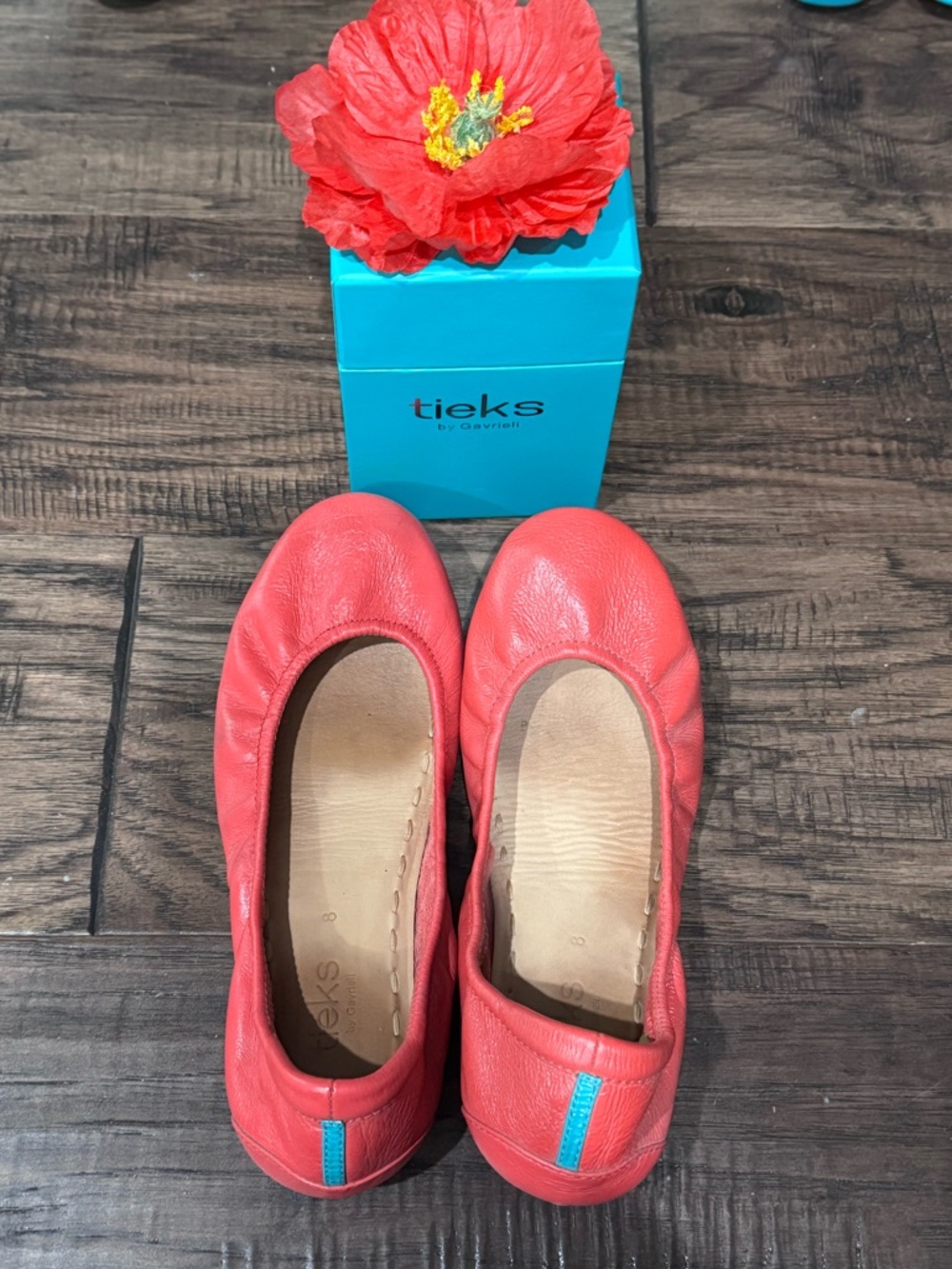 Tieks Poppy Size 8